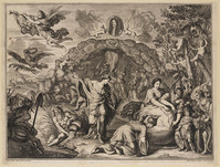 KG 05296
<br/>
Zinneprent op Leopold I en een gesloten vrede
<br/>
<em>Bouttats, Gaspar (I) (ca. 1640 - 1695/96)</em>